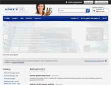 Tablet Screenshot of alarmnet.com.pl